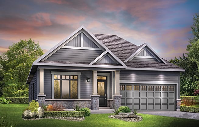 average price of a new build Ottawa homes housing minto Avalon banff