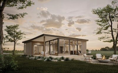Rendering of the Bonneville Ora modular home which will be on display at the 2026 Ottawa Fall Home Show