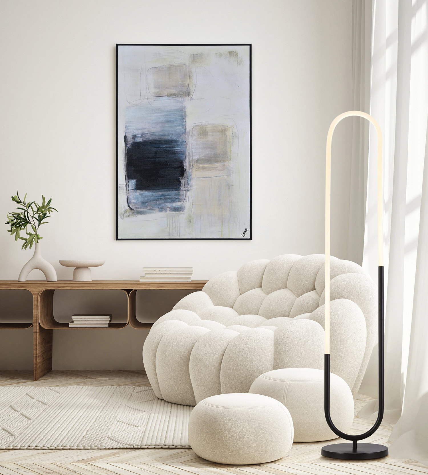 contemporary floor lamp