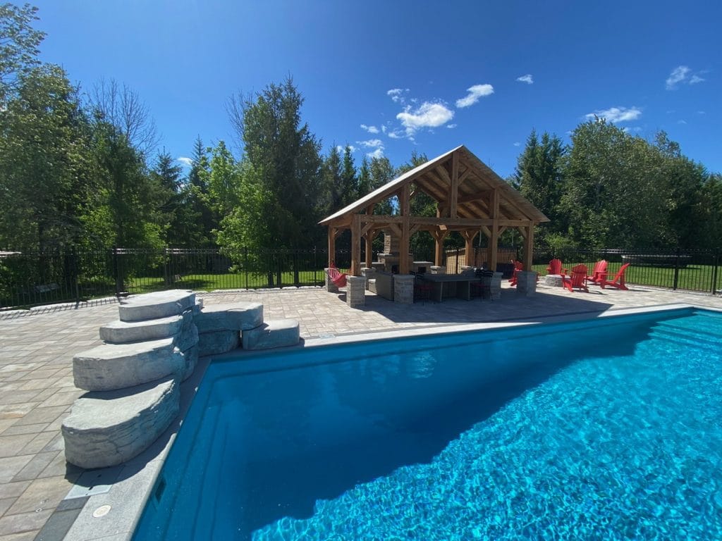 outdoor oasis Aberdeen Development Group backyard pool patio