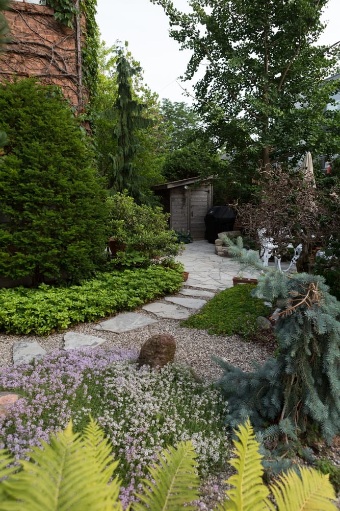 outdoor oasis Artistic Landscape Designs landscaped walkwaycaption: Project: Artistic Landscape Designs