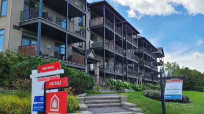 low-rise apartment condos with for sale signs in the Ottawa region September 2026 resale market