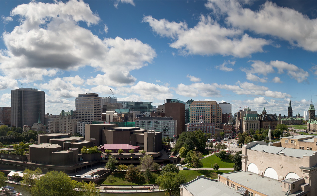panorama of downtown Ottawa 15,000 new homes