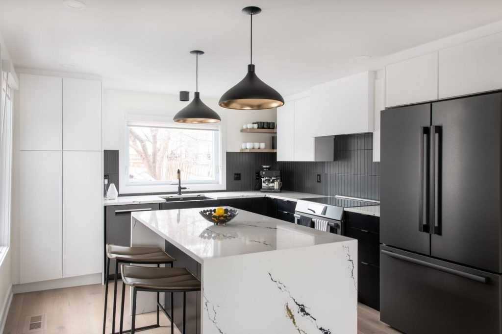 housing design awards amsted design-build ottawa housing renovations black-and-white kitchen