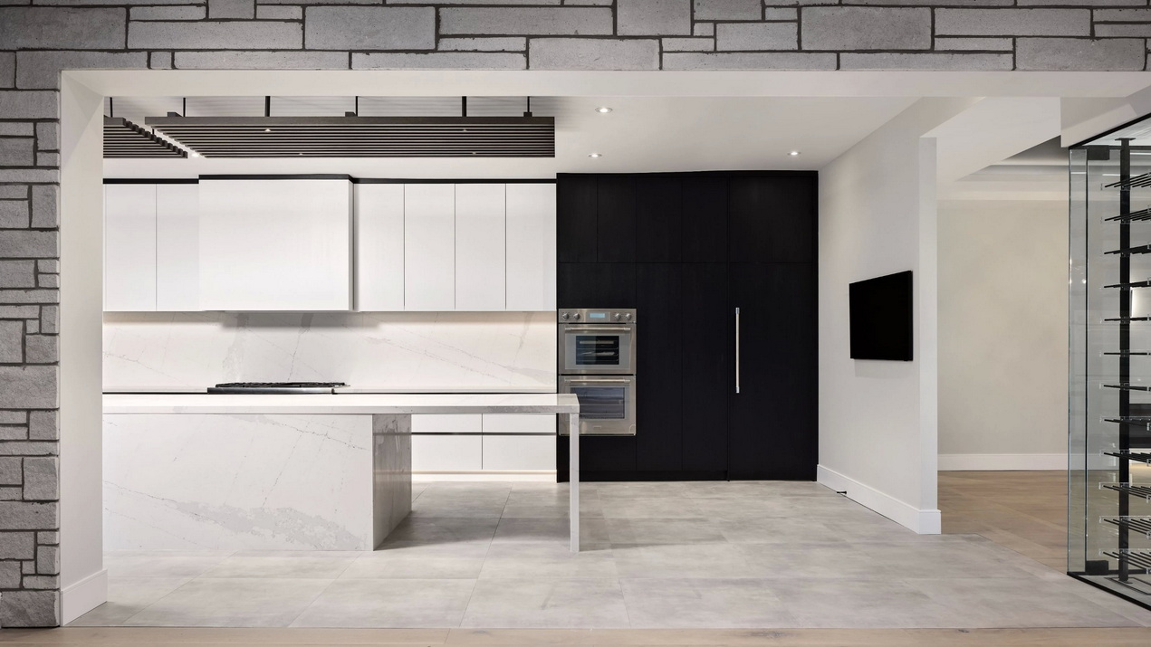 kitchen of a contemporary custom home by Amsted Design-Build