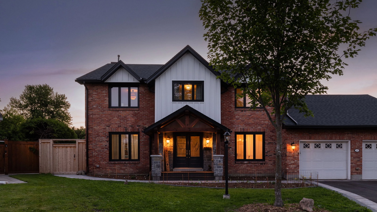 front elevation of an exterior renovation on a home by Lagois Design-Build-Renovate