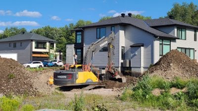 new homes under construction in Ottawa