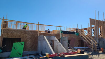 Multi-unit homes under construction in Kanata