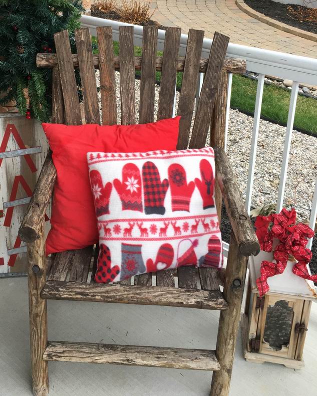 Christmas porch makeover Sue Pitchforth