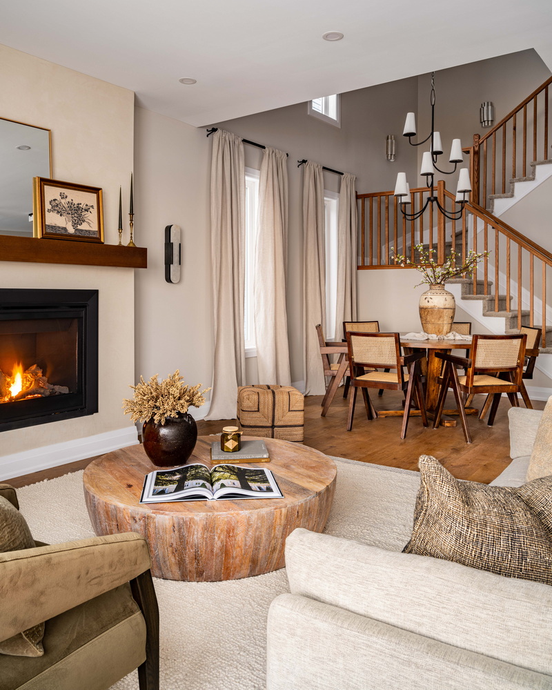 model homes in Provence Ottawa houses living room dining room