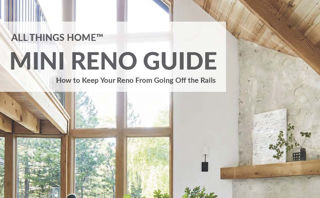 Thinking about a renovation Mini Reno Guide home improvement