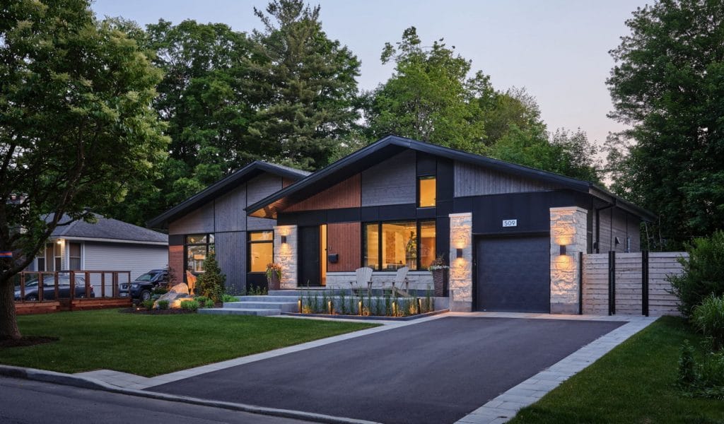 exterior of a renovated bungalow by RND Construction