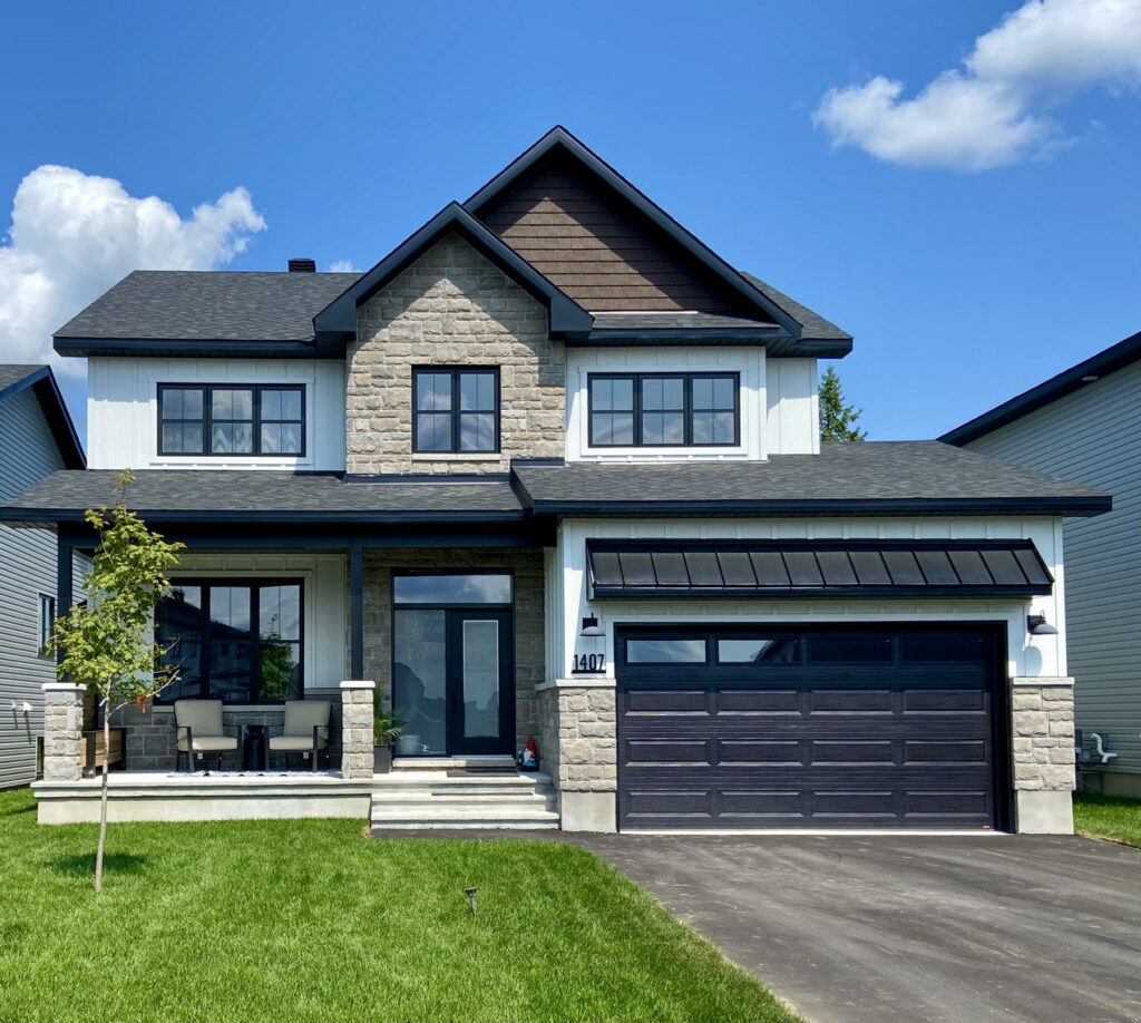exterior of a two-storey single-family home by SACA Homes