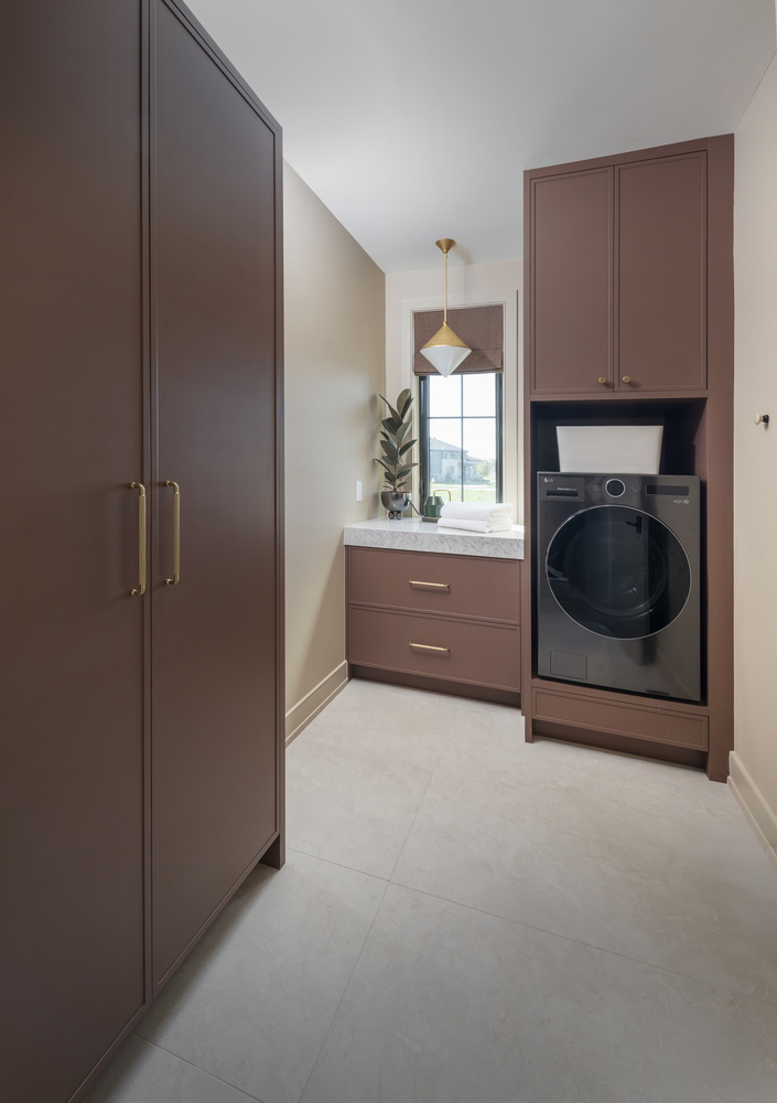 the sterling laurysen kitchens ottawa custom cabinetry laundry room washer dryer combo