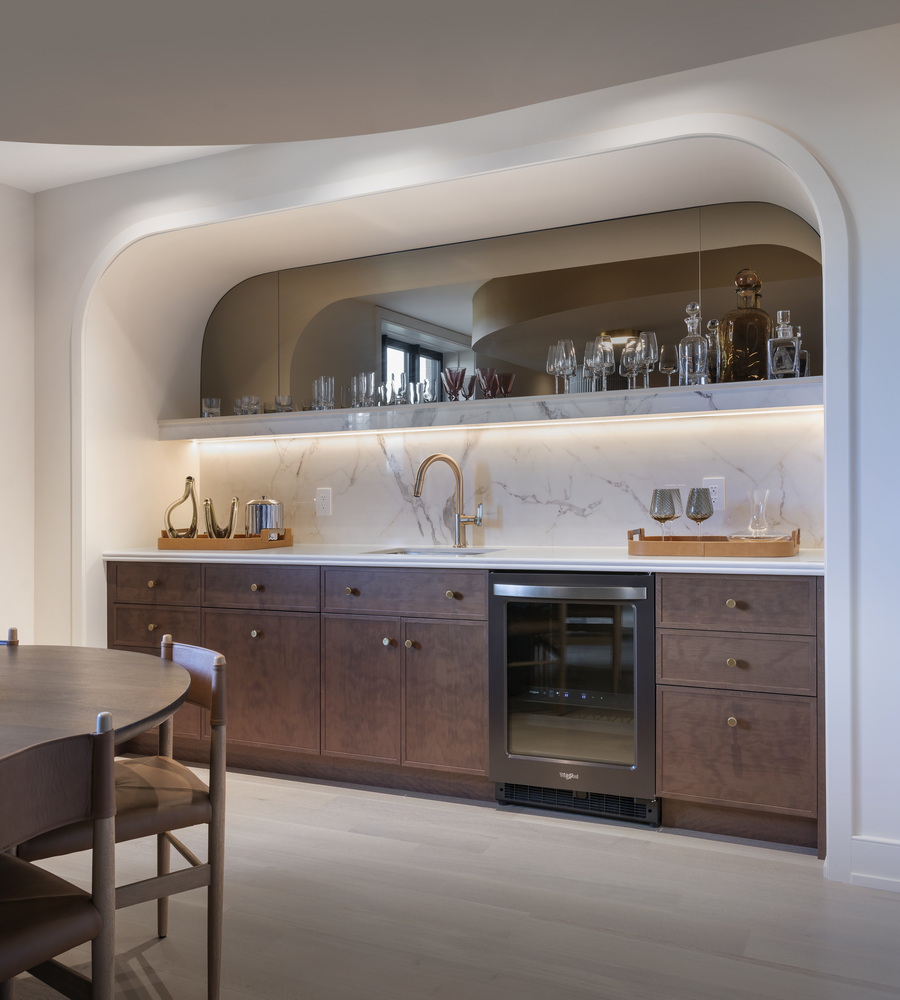 the sterling laurysen kitchens ottawa custom cabinetry basement bar speakeasy-inspired