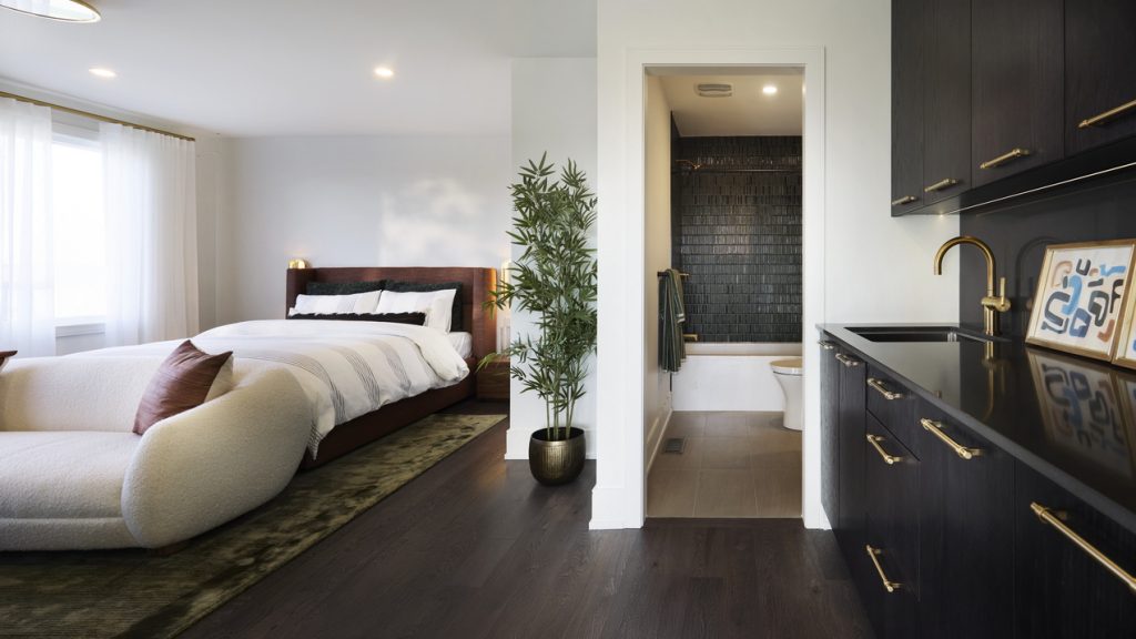 conservancy models Caivan new homes Barrhaven ottawa stonehaven loft bedroom