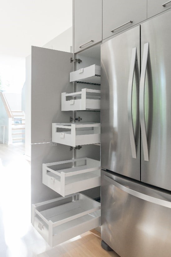 deslaurier custom cabinets kitchen storage accessories