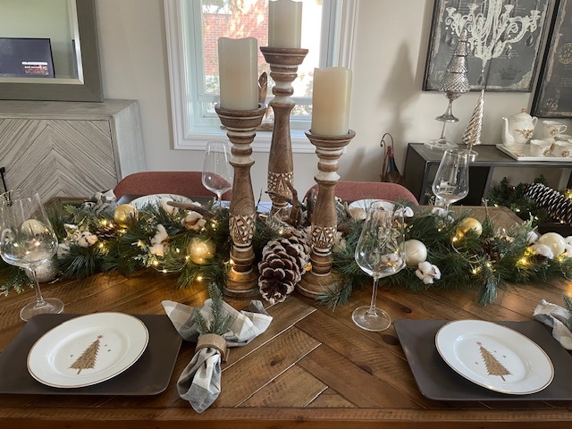 Sue Pitchforth house tour dining table