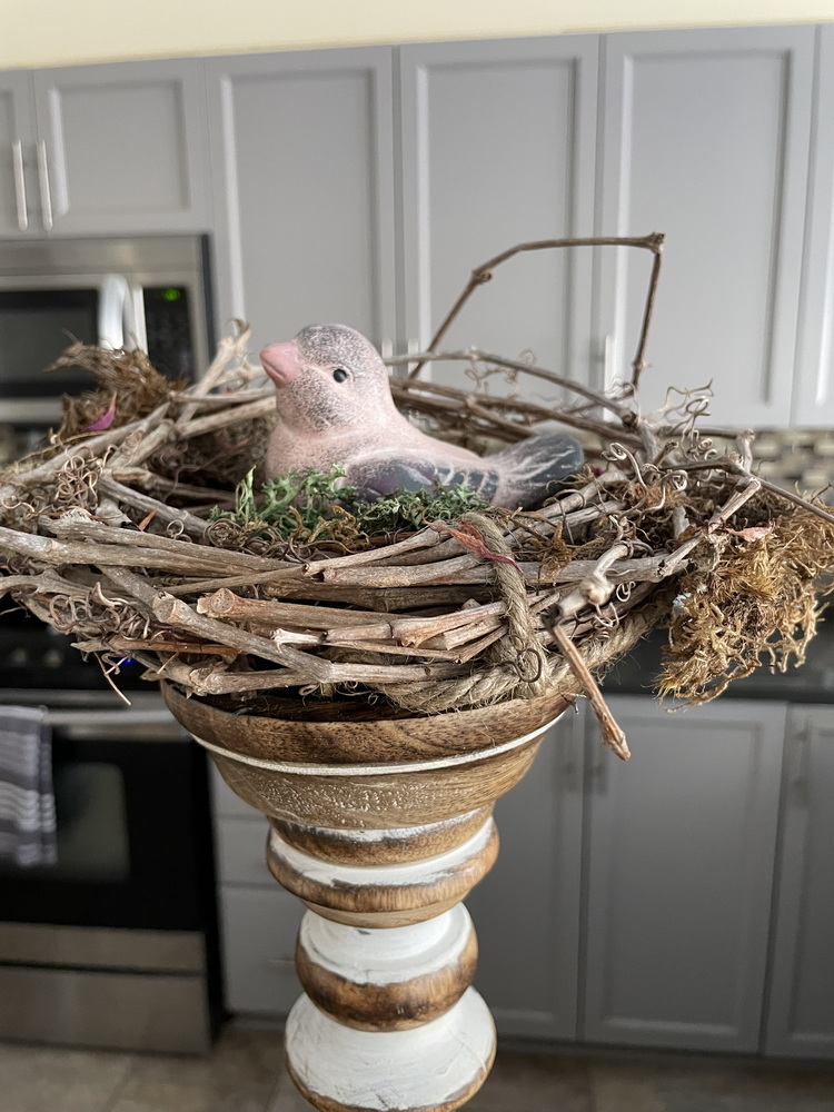 spring decor ideas sue pitchforth decorating bird's nest