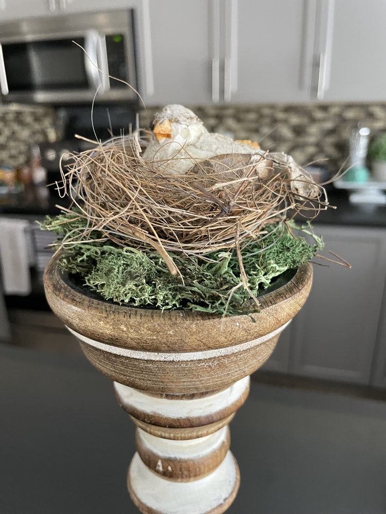 sue pitchforth decorating bird's nest