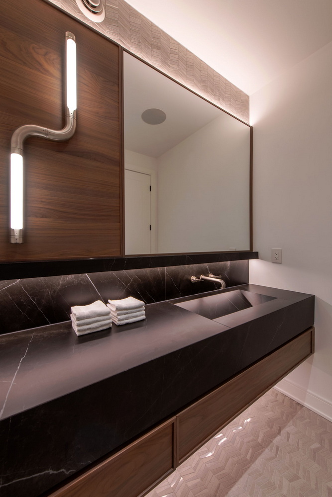 2024 Housing Design Awards rnd construction cedar ridge designs ottawa contemporary bathroom powder room floating vanity