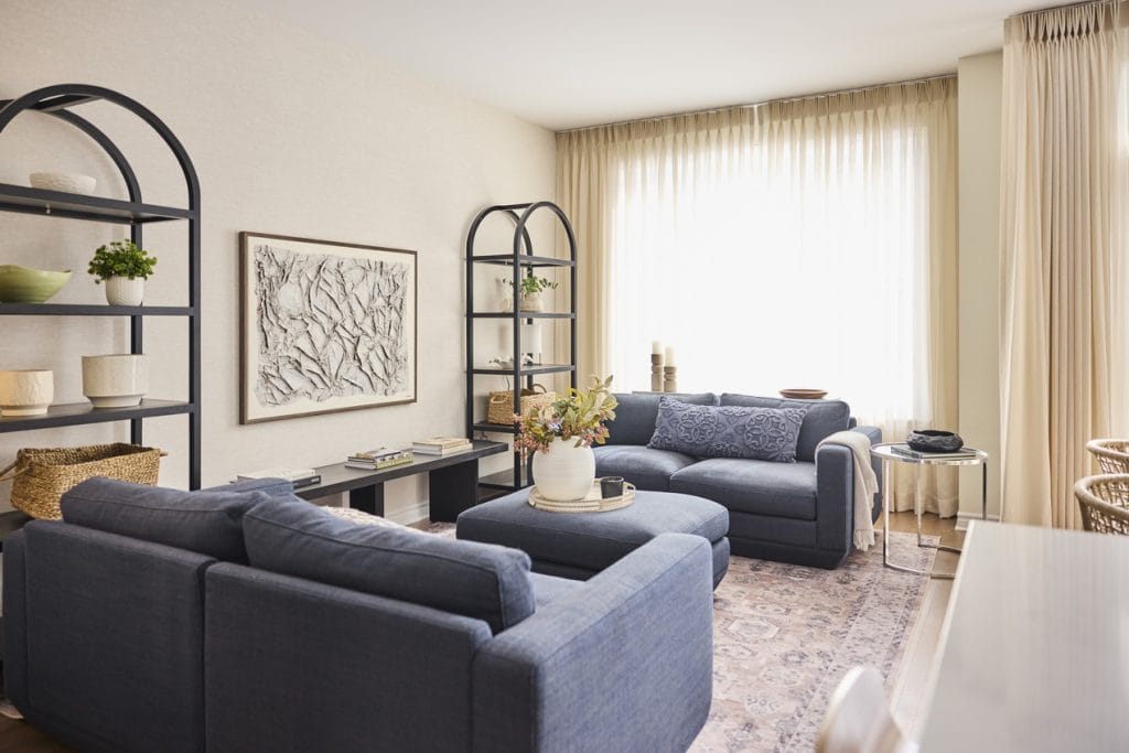 Tamarack Ottawa new homes townhome abbey living room