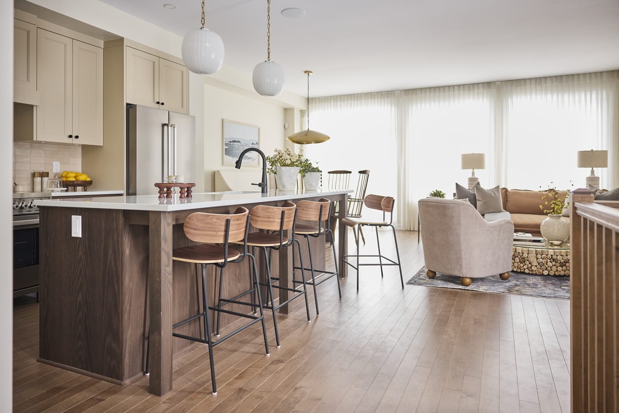 Tamarack models Ottawa new homes Findlay Creek townhome Camden open-concept main floor
