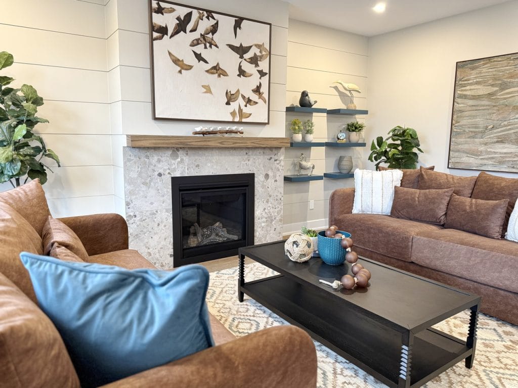 Tamarack models Ottawa new homes Findlay Creek single-family home payton living room