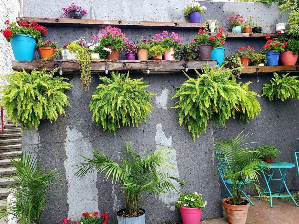 wall garden containers