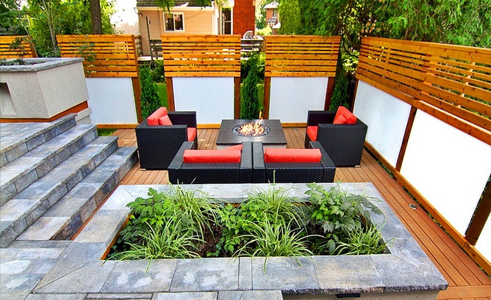 outdoor space Welwyn Wong Landscape Design ottawa backyard lounge